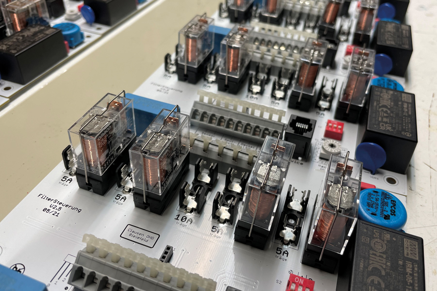 Filtersteuerung für Trommelfilter